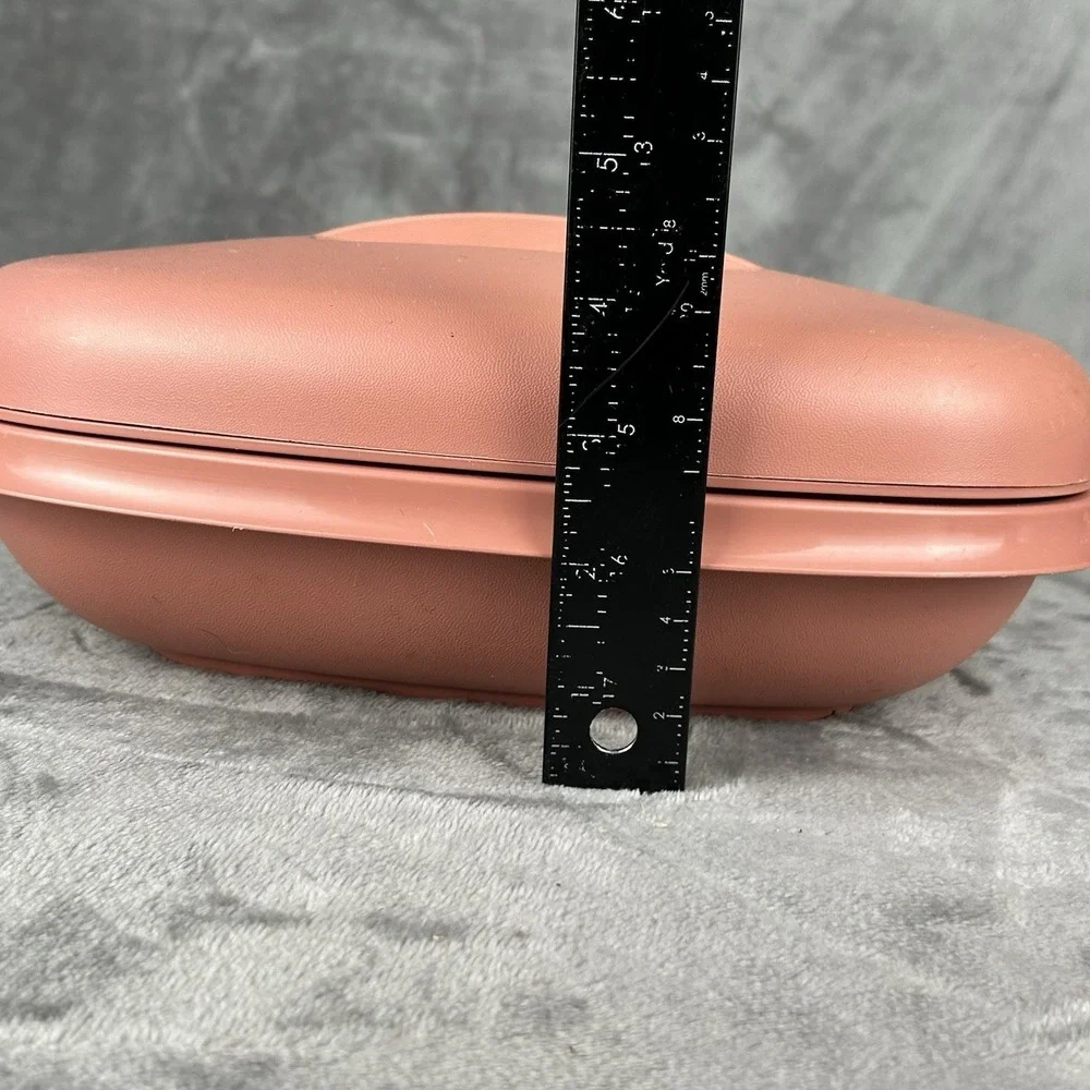 Tupperware Microwave Steamer Set 1273-5 Pink 6 Cup 1.4L 3 Piece Vintage USA